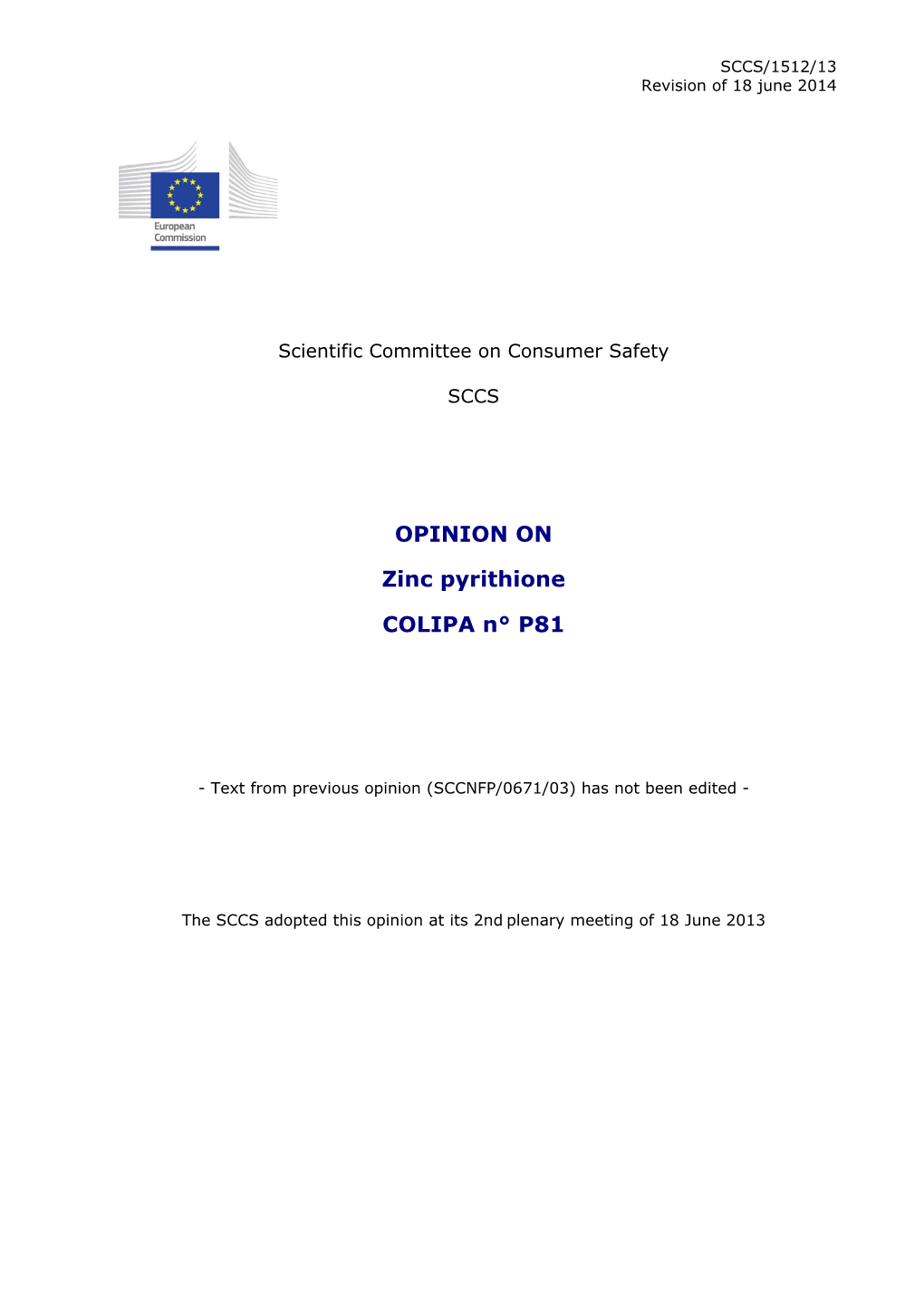 Opinion of the Scientific Committee on Consumer Safety on 2,6