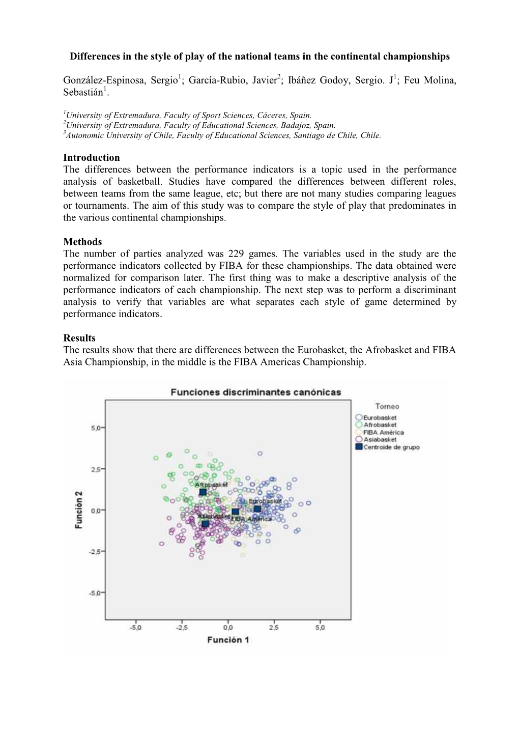 Differences in the Style of Play of the National Teams in the Continental Championships