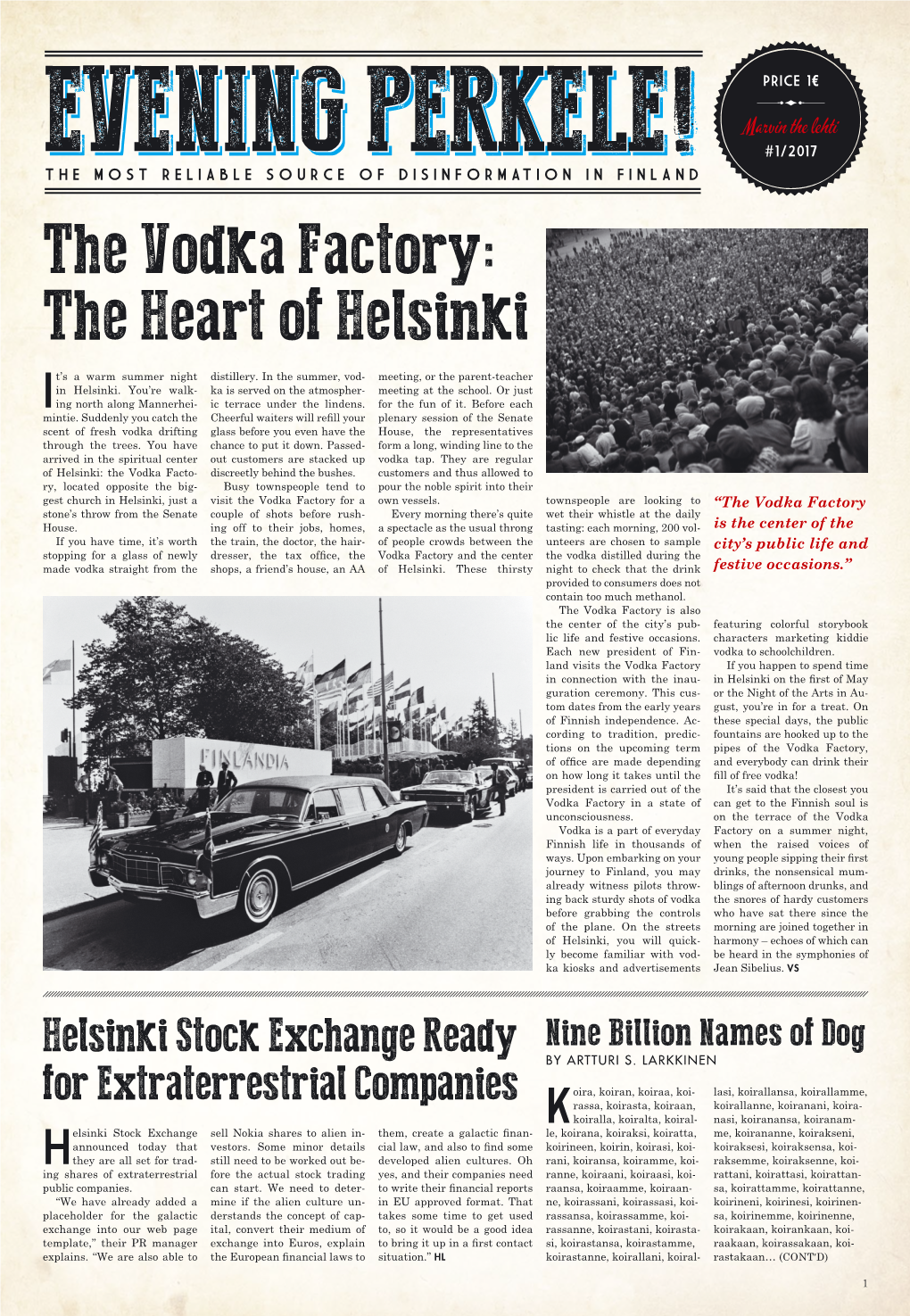 The Vodka Factory: the Heart of Helsinki