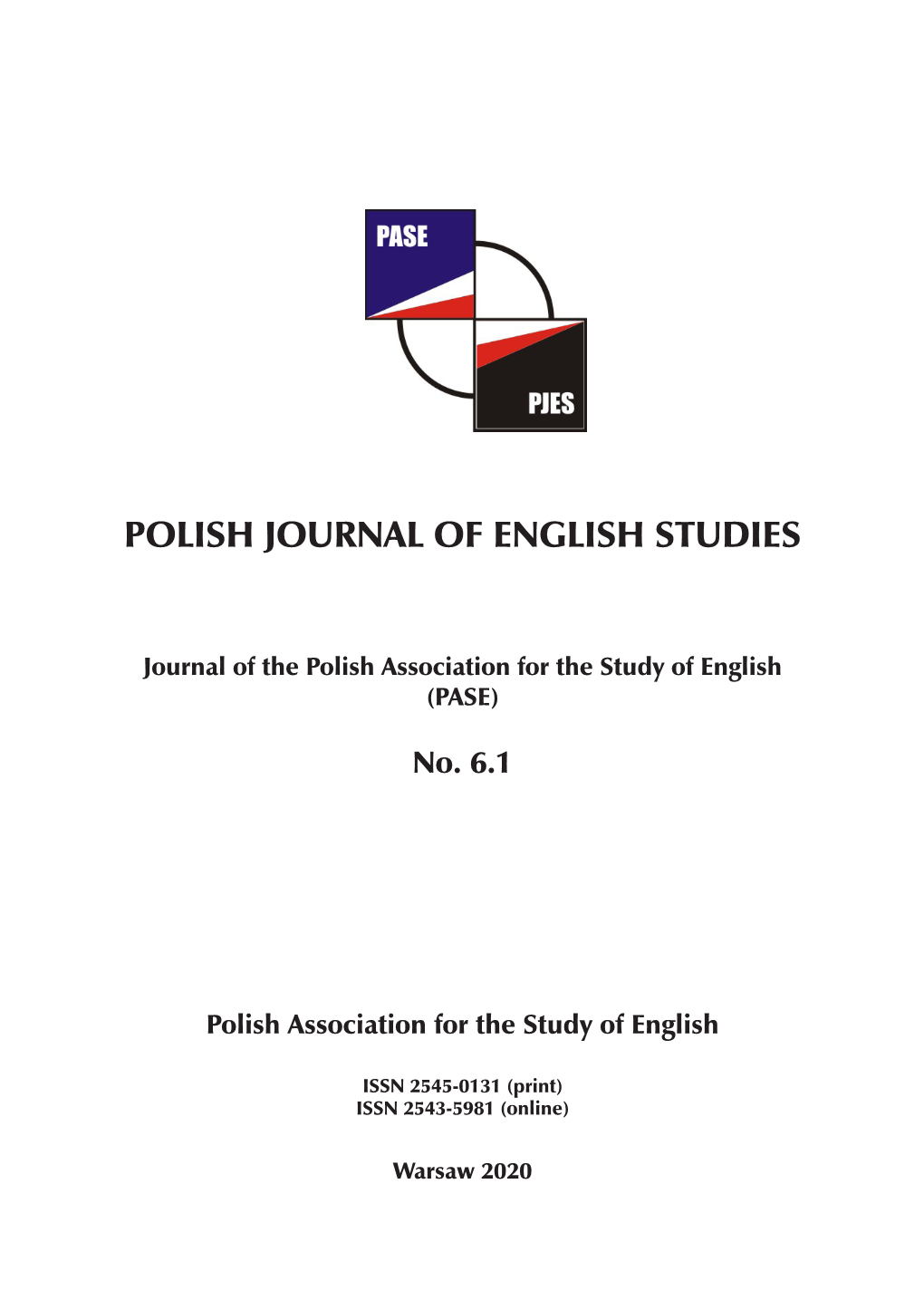 Polish Journal of English Studies