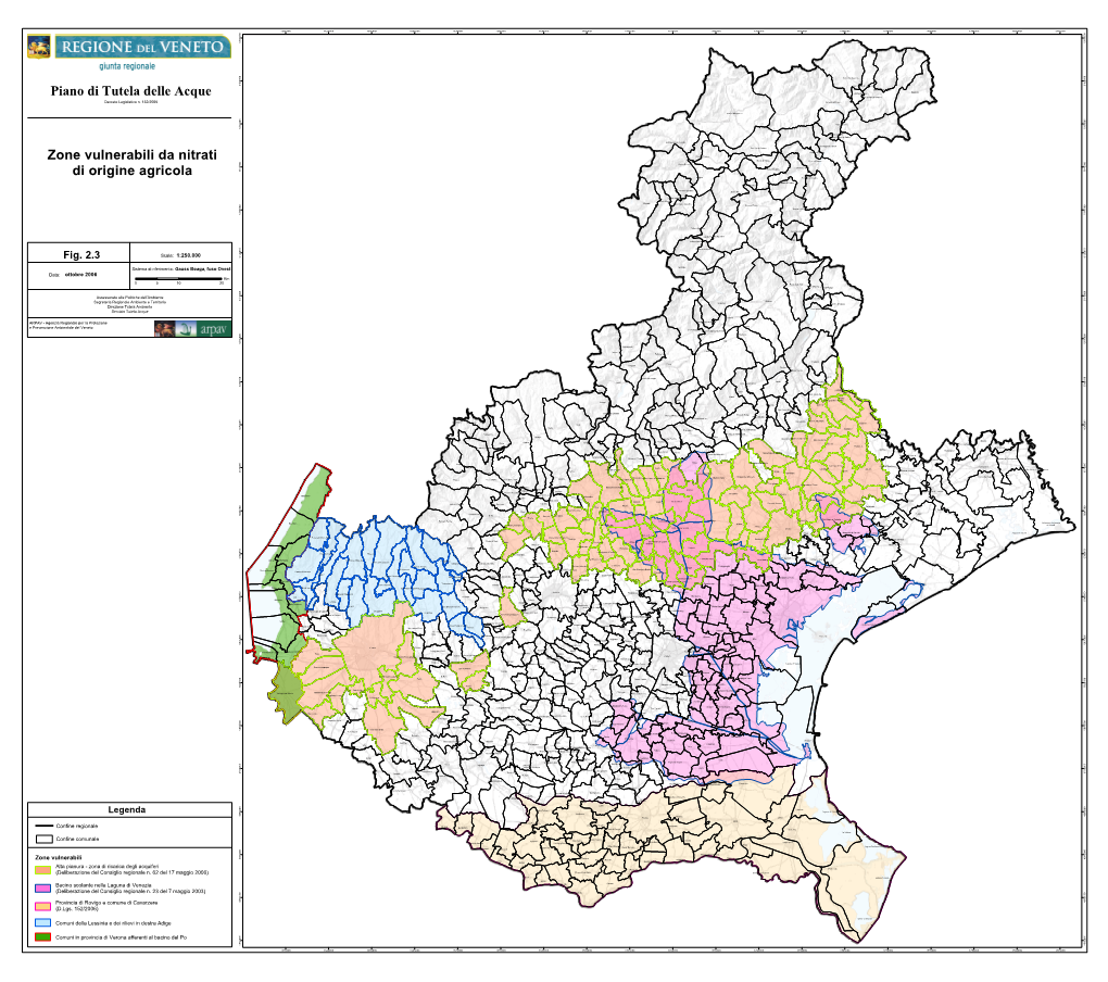 Zone Vulnerabili Da Nitrati Di Origine Agricola Piano Di Tutela Delle Acque