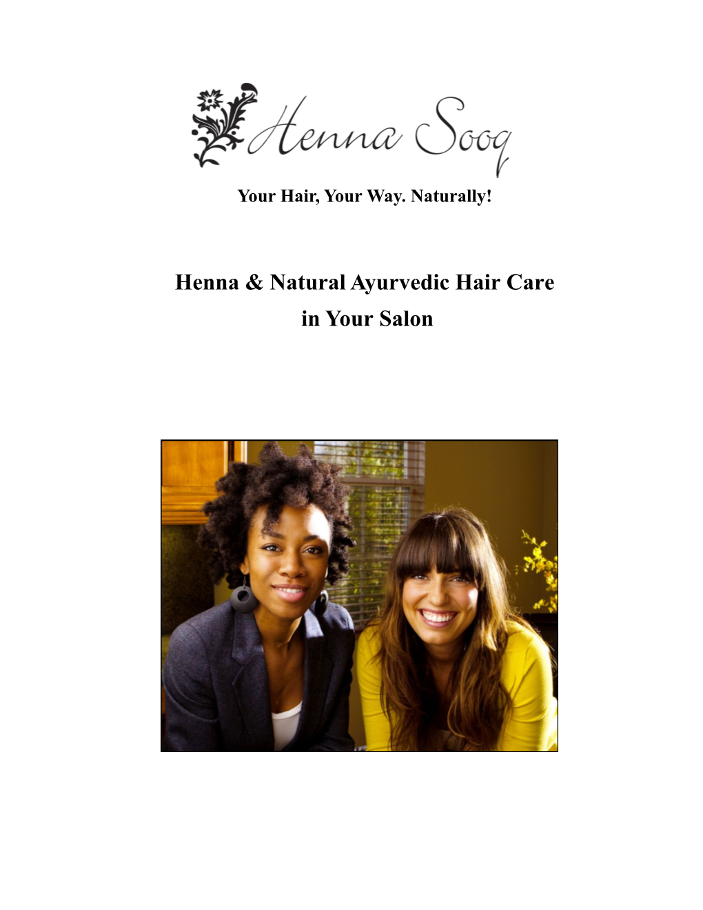 Henna & Natural Ayurvedic Hair Care in Your Salon