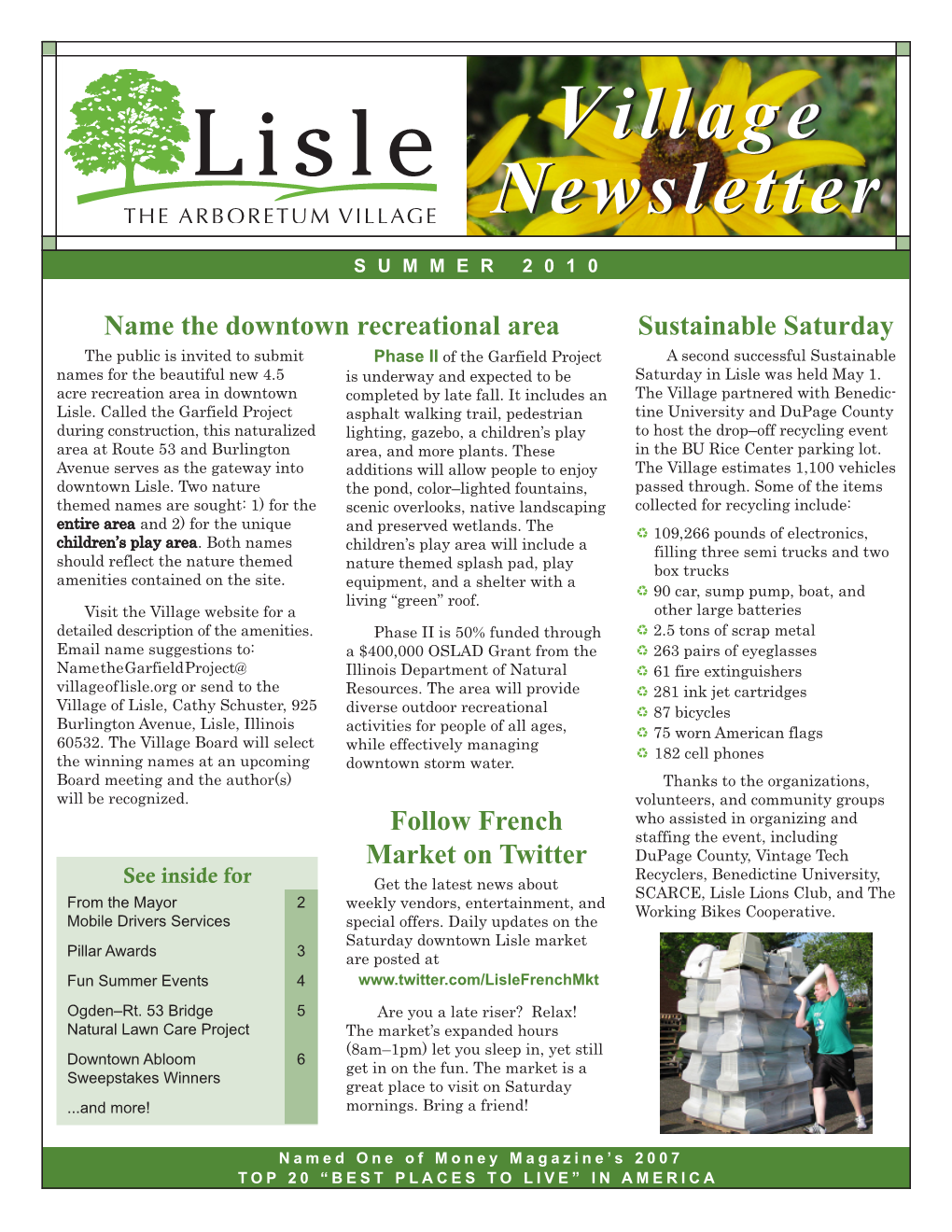 Village Newsletter: Summer 2010