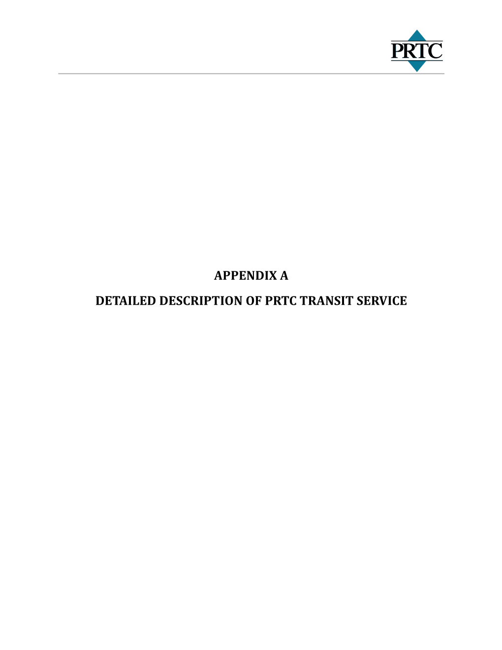 Detailed Description of Prtc Transit Service