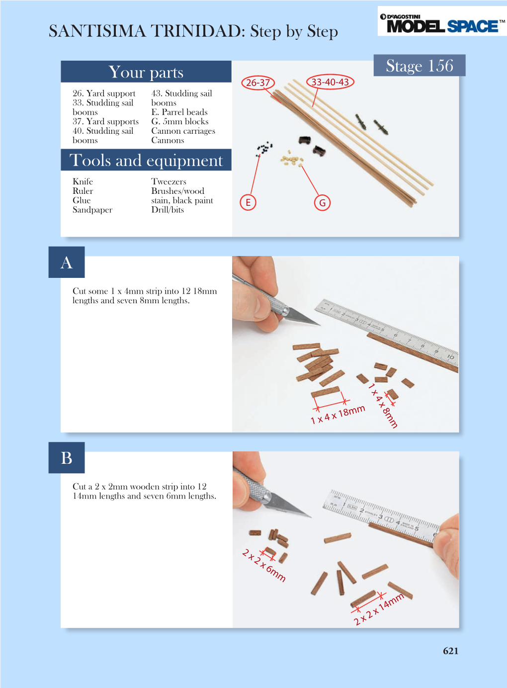 SANTISIMA TRINIDAD: Step by Step Your Parts Tools and Equipment a B Stage