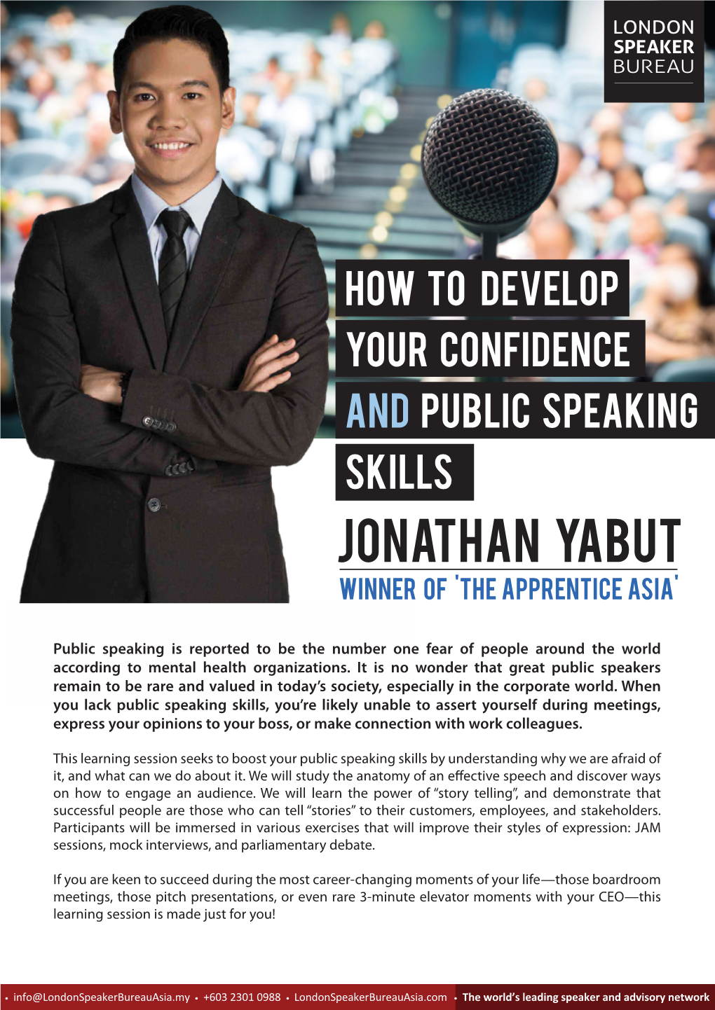 Jonathan Yabut Winner of 'The Apprentice Asia'