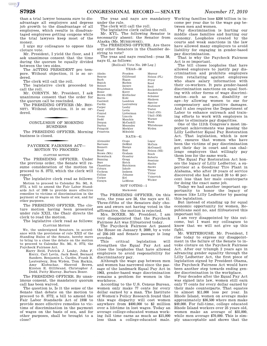 Congressional Record—Senate S7928