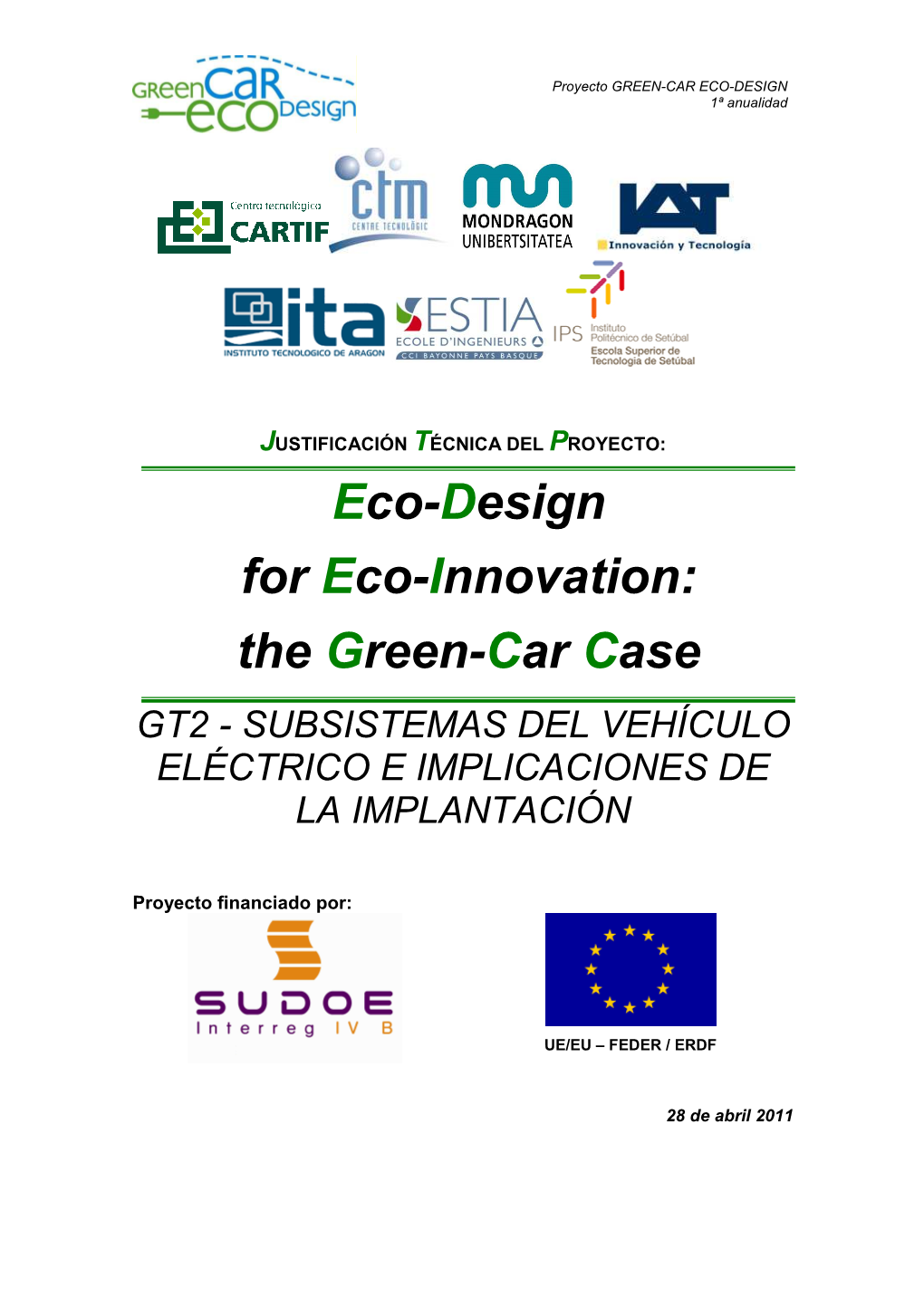 ECO-DESIGN 1ª Anualidad