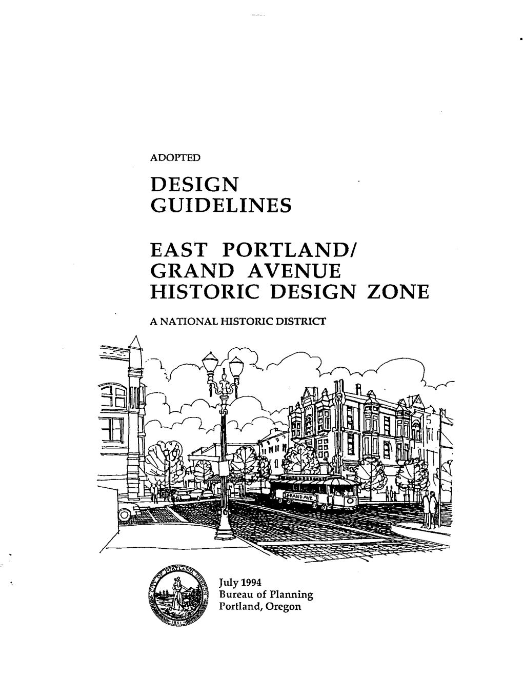 Design Guidelines Grand Avenue Historic Design Zone