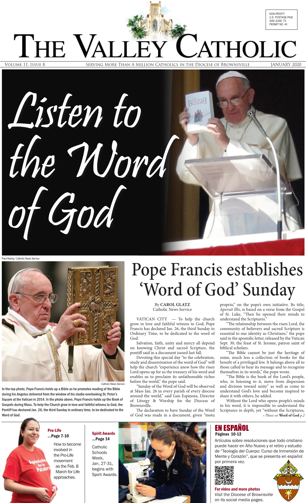 Pope Francis Establishes 'Word of God' Sunday