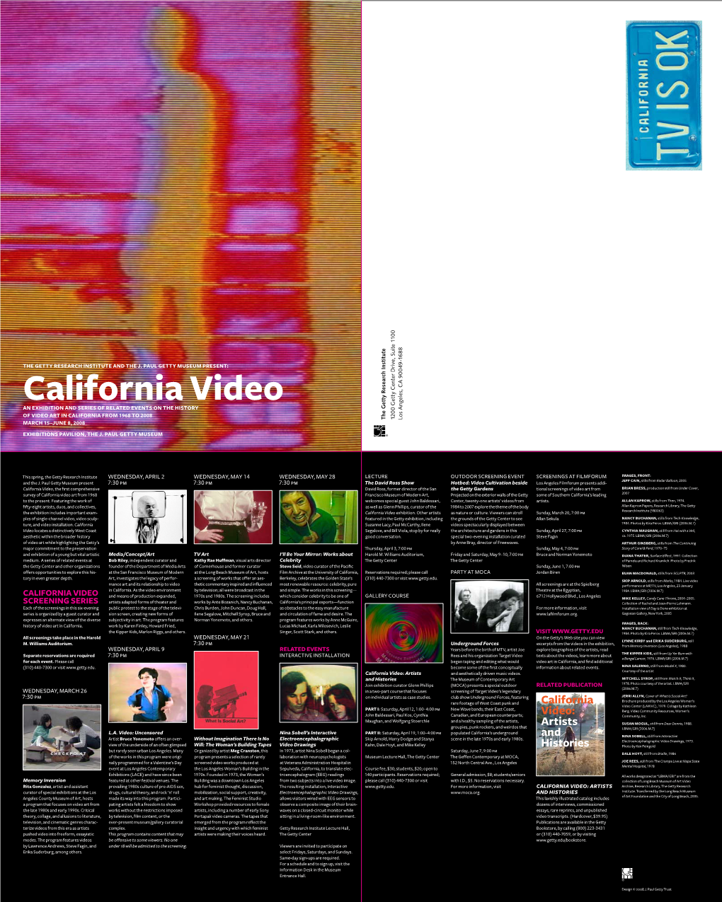 California Video Researchthe Getty Institute Andthej