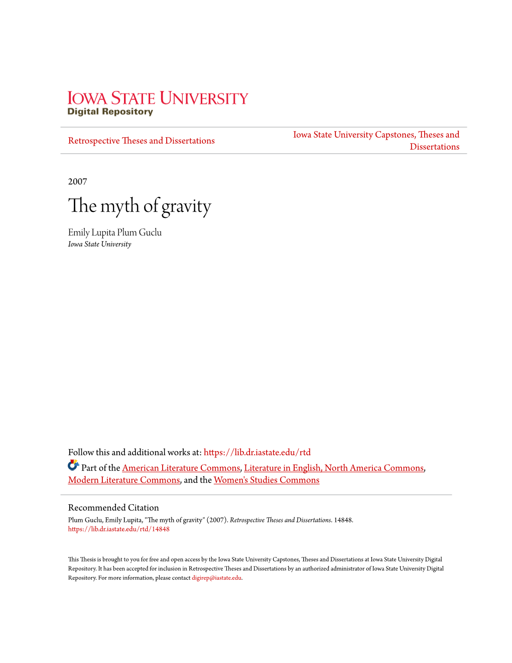 The Myth of Gravity