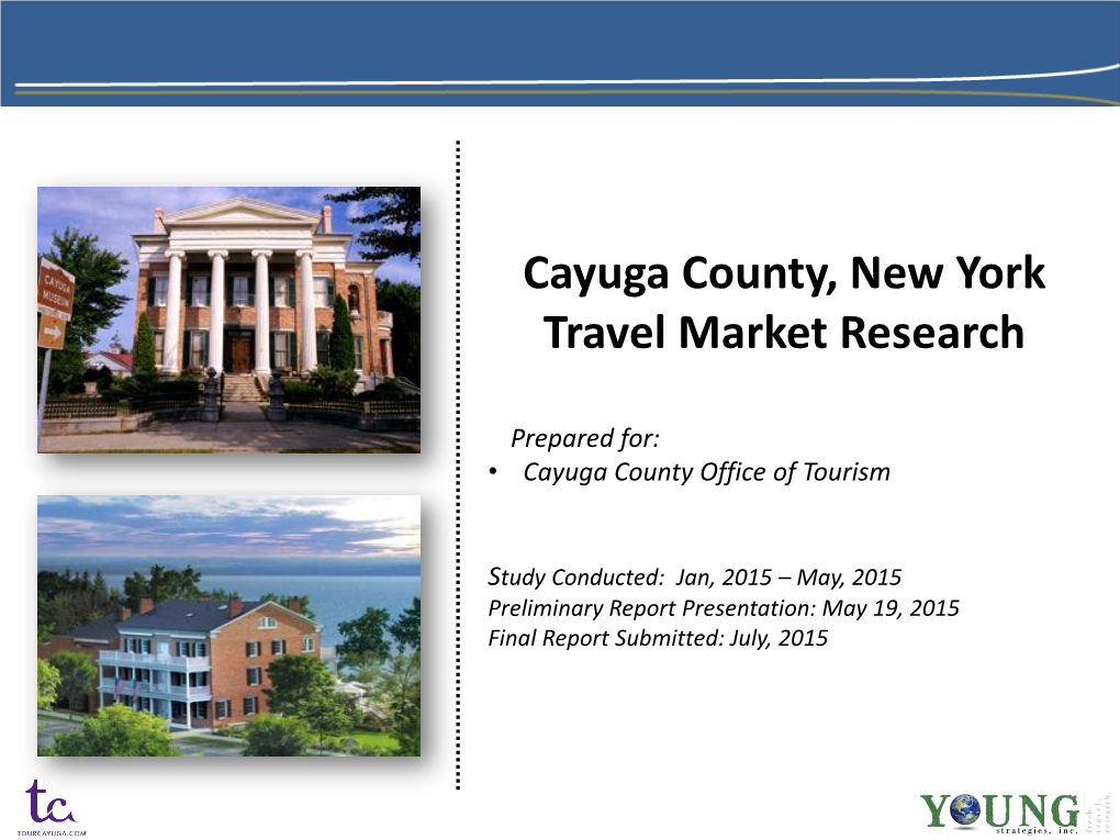 Cayuga County, New York Travel Market Research