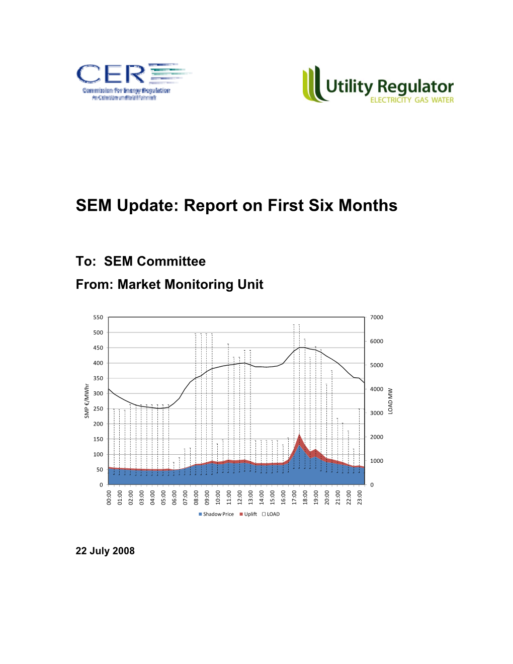 SEM Update: Report on First Six Months