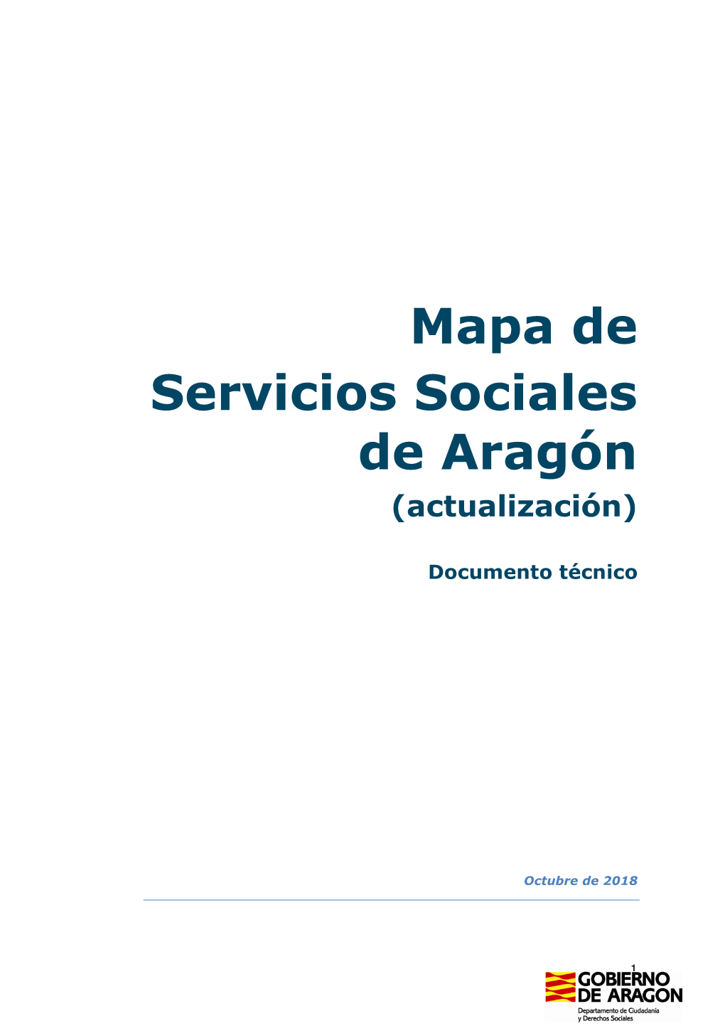 Mapa De Servicios Sociales De Aragón (Actualización)