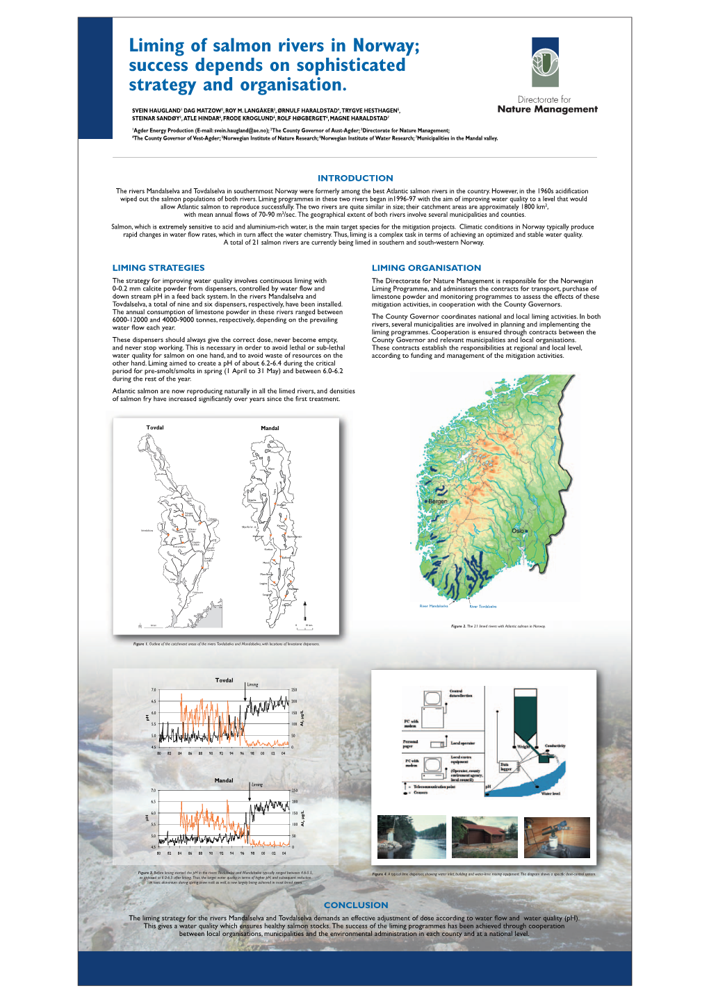 Liming of Salmon Rivers in Norway; Success Depends on Sophisticated Strategy and Organisation