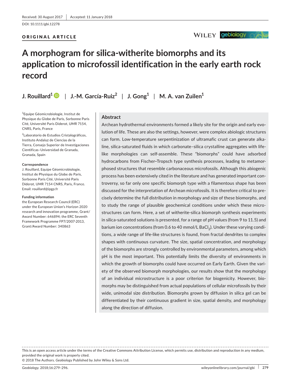 A Morphogram for Silica‐Witherite Biomorphs and Its Application To