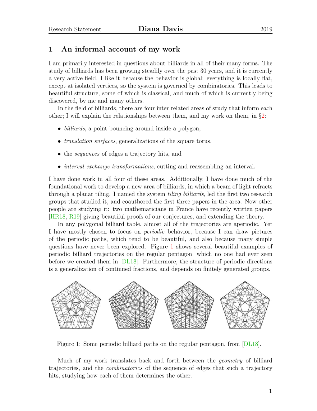 Research Statement Diana Davis 2019