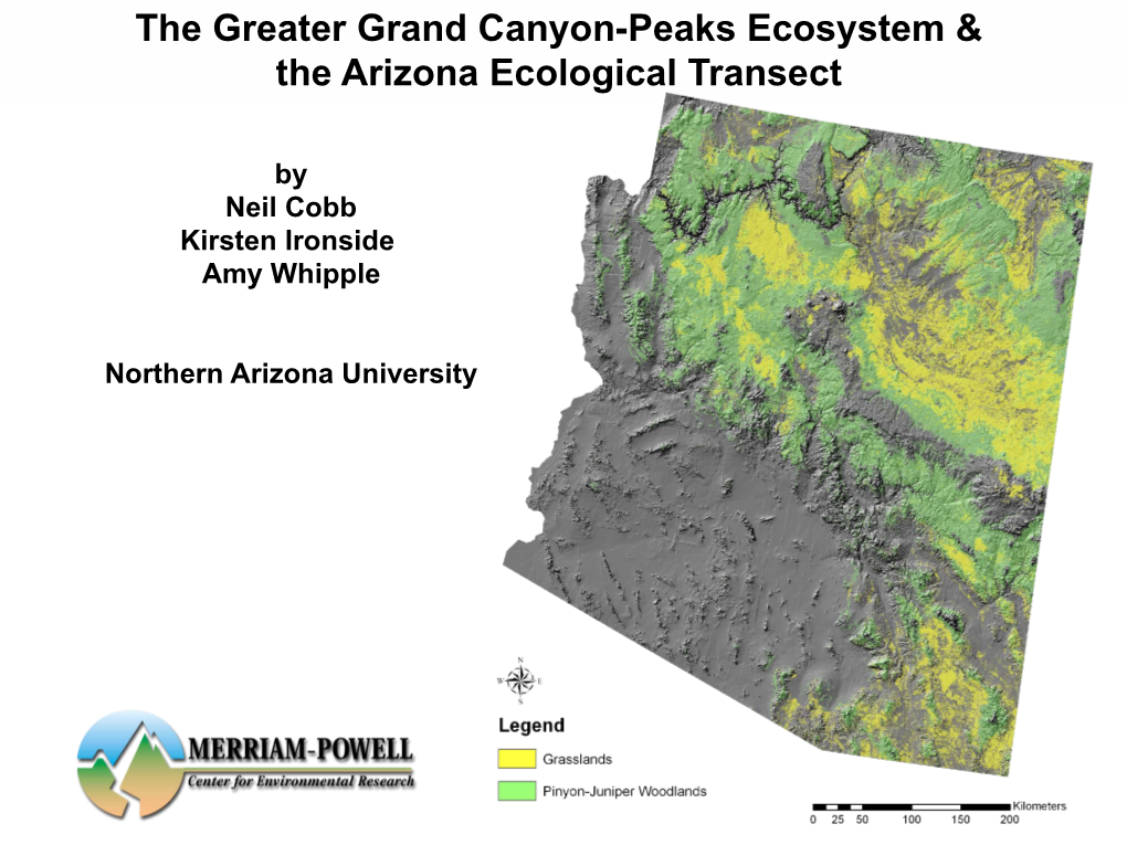 The Greater Grand Canyon-Peaks Ecosystem & the Arizona Ecological