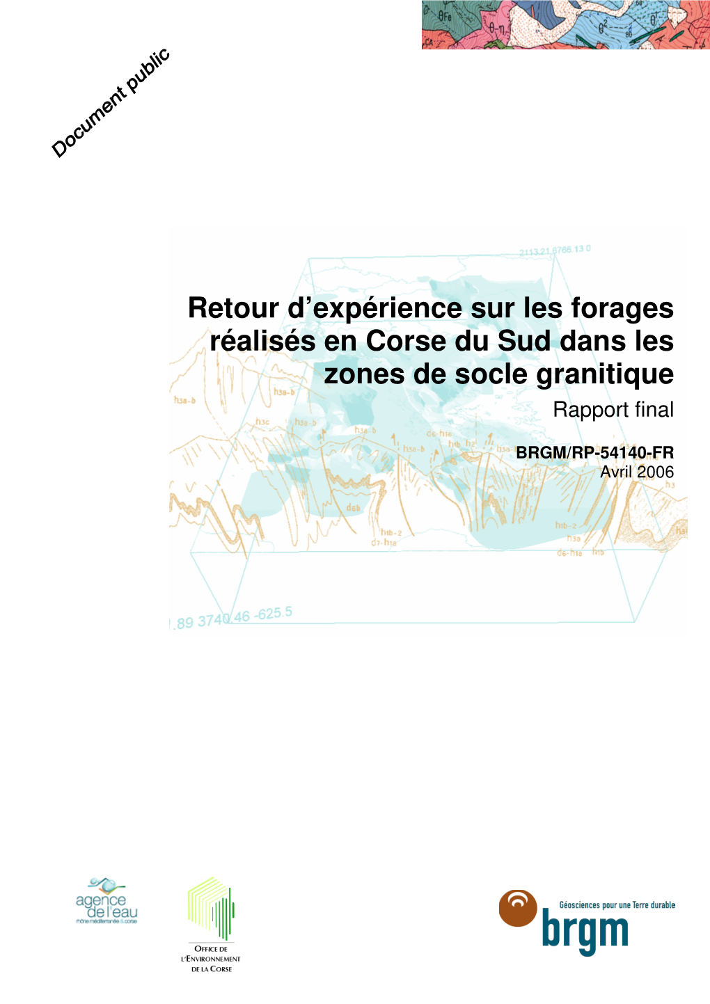 Retour D'expérience Sur Les Forages Réalisés En Corse Du Sud Dans Les