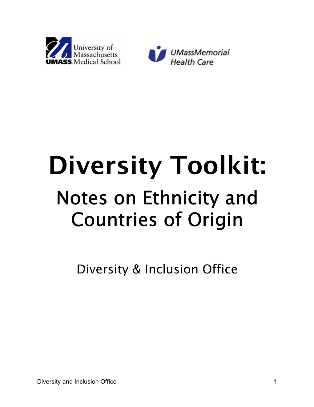 Diversity Toolkit