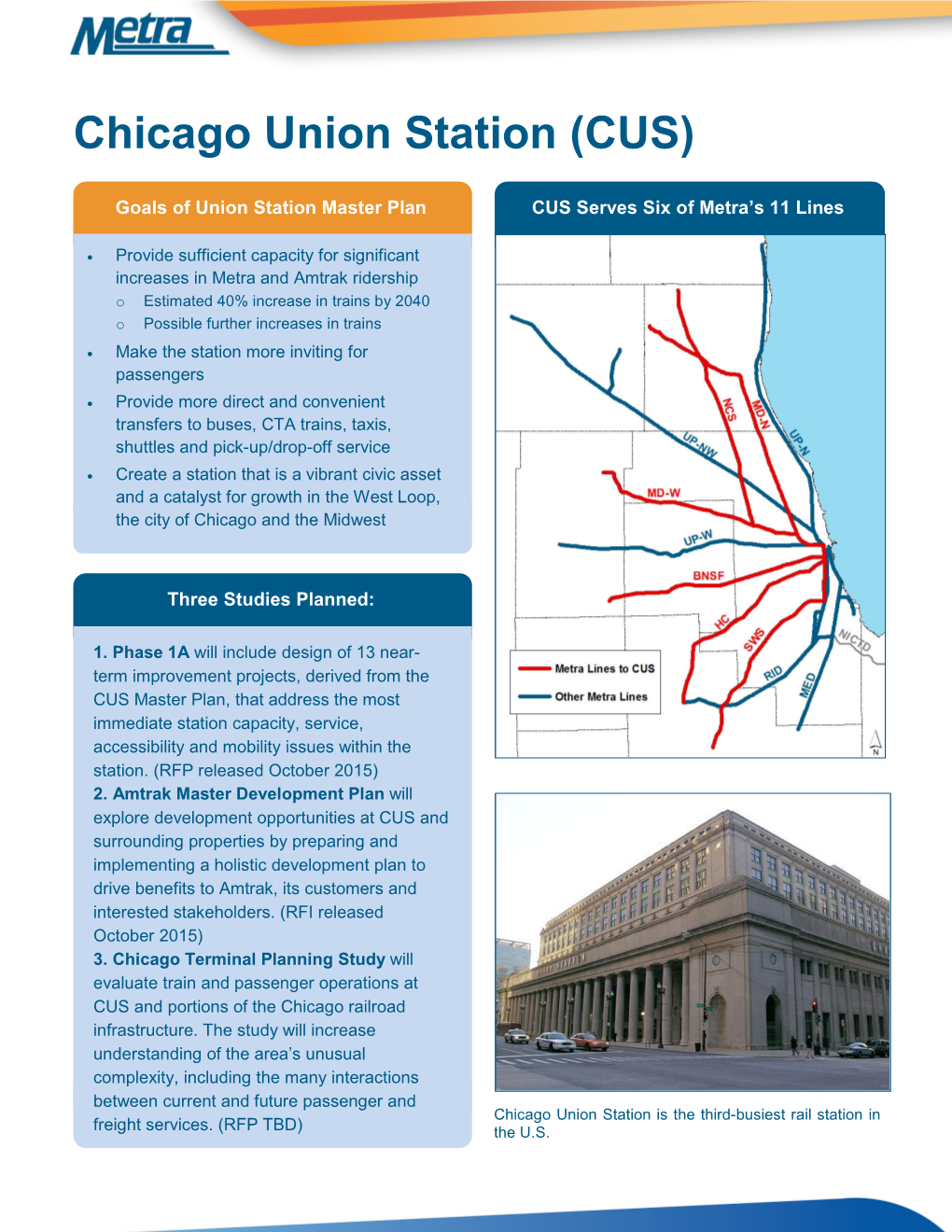 Chicago Union Station (CUS)