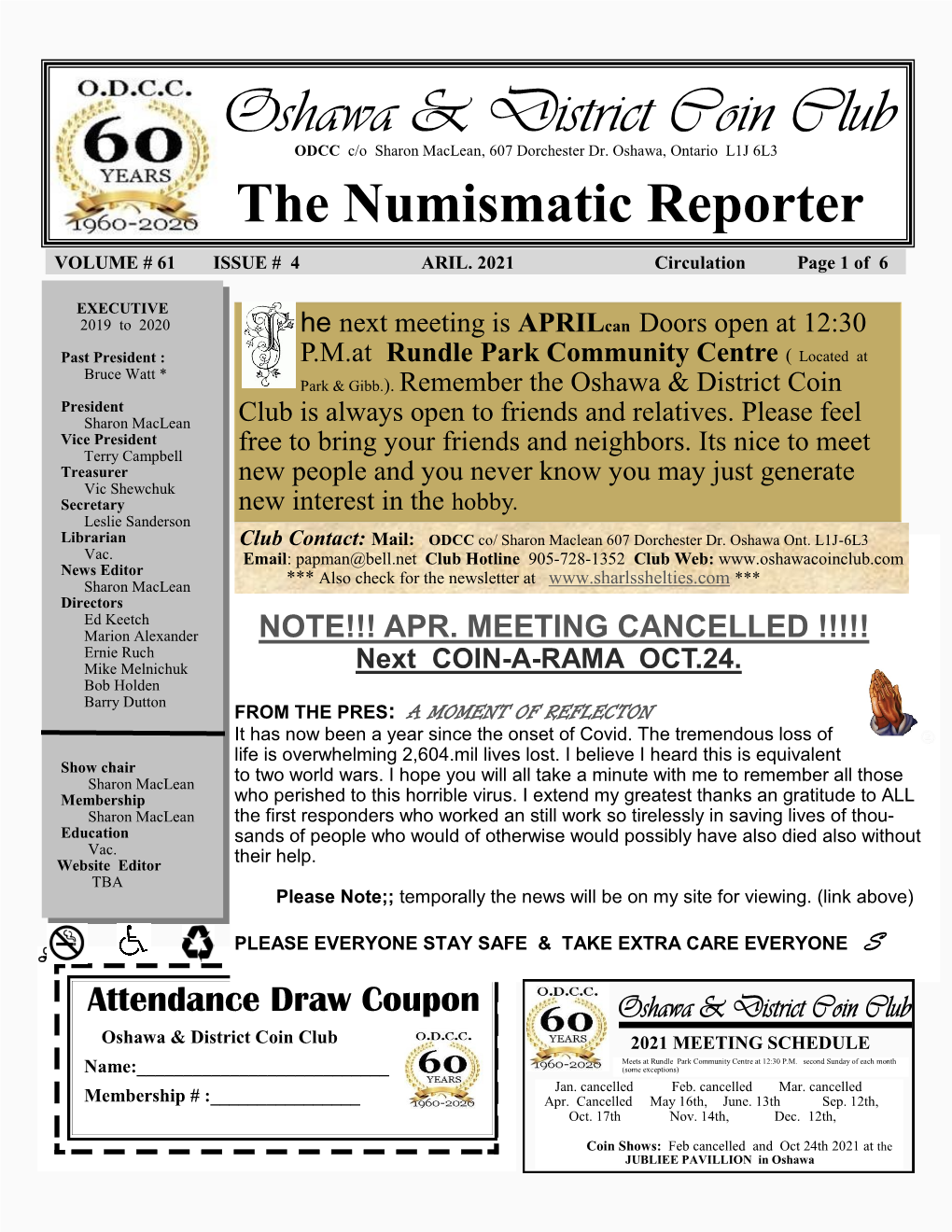 The Numismatic Reporter