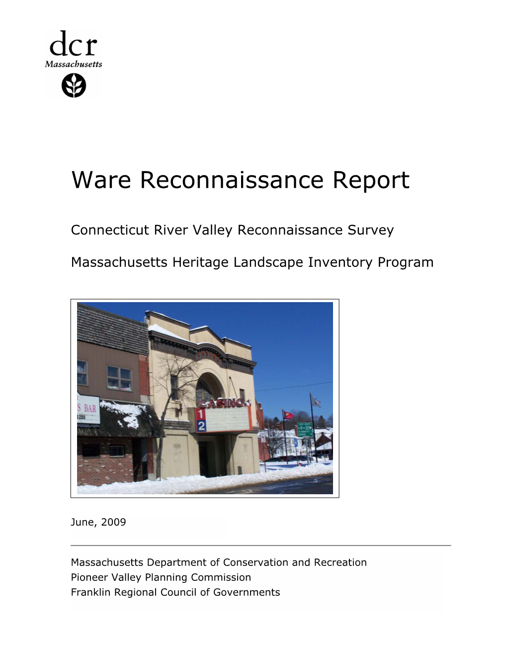 Ware Reconnaissance Report