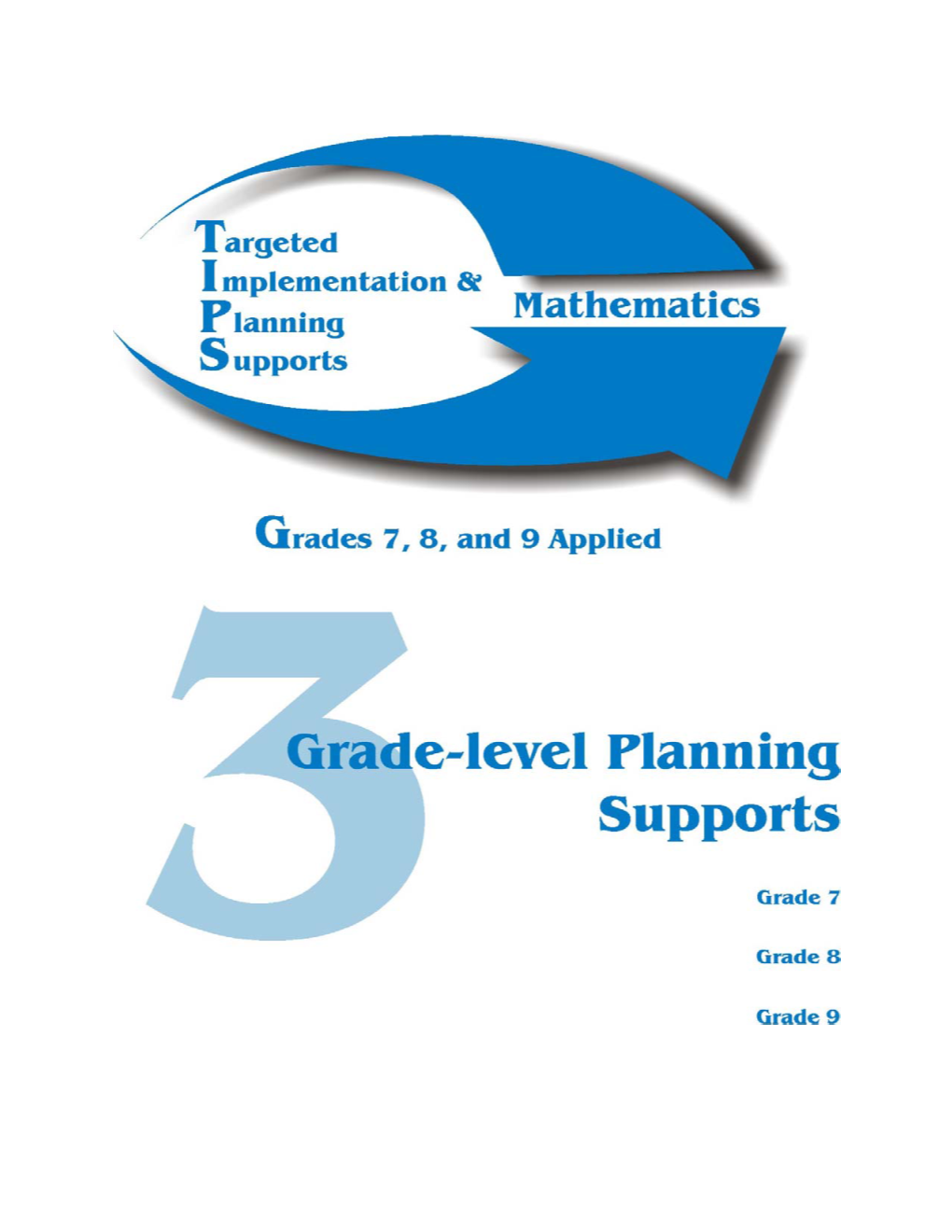 Grade 7: Content and Reporting Targets