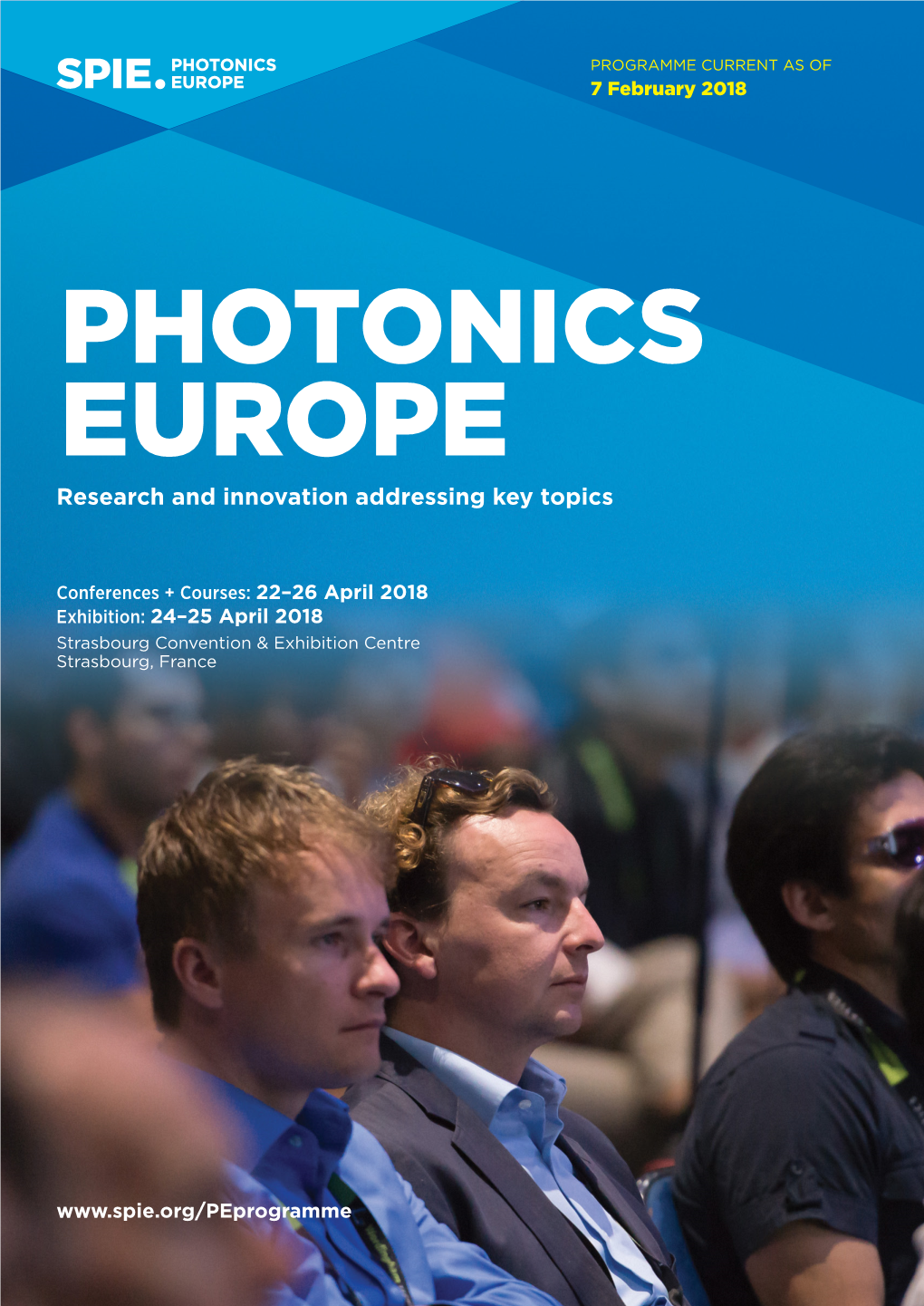 PHOTONICS EUROPE Research and Innovation Addressing Key Topics