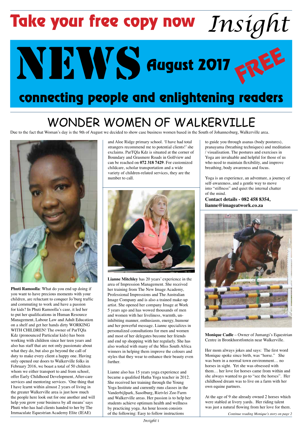 Insight Newspaper – August 2017