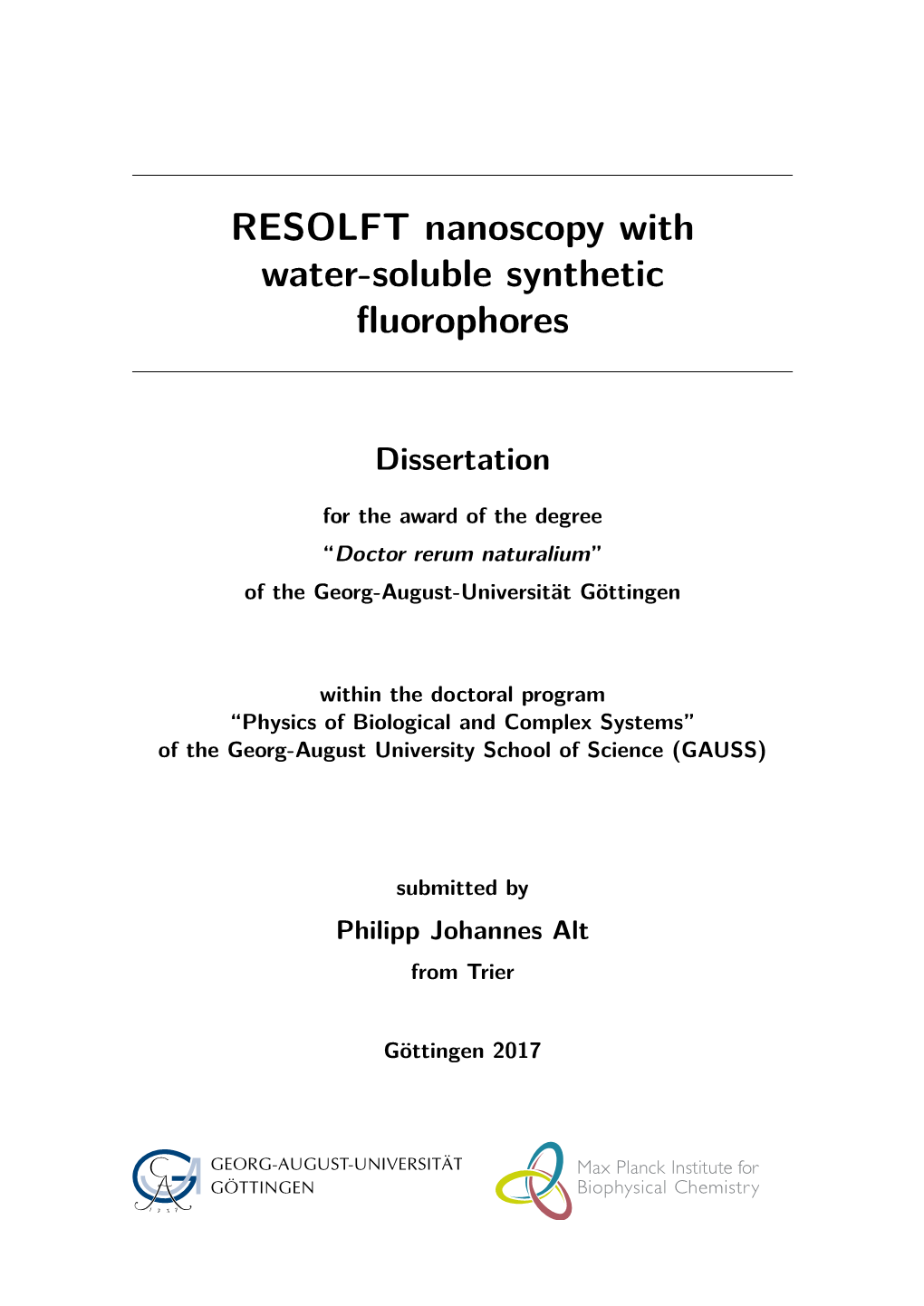 RESOLFT Nanoscopy with Water-Soluble Synthetic Fluorophores