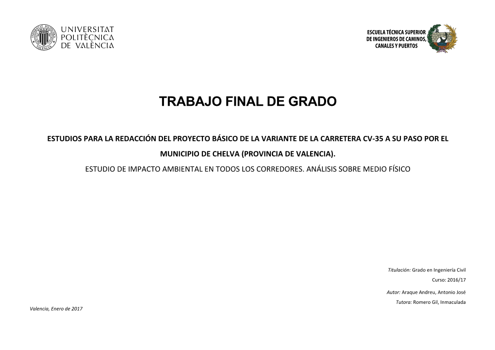 Trabajo Final De Grado