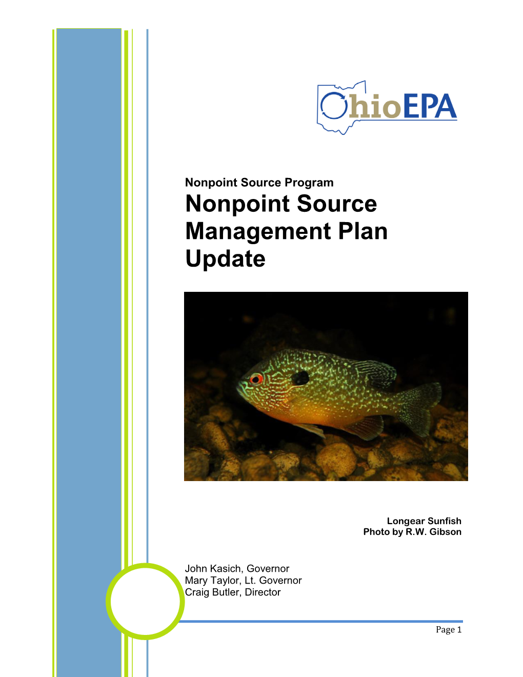 Nonpoint Source Management Plan Update