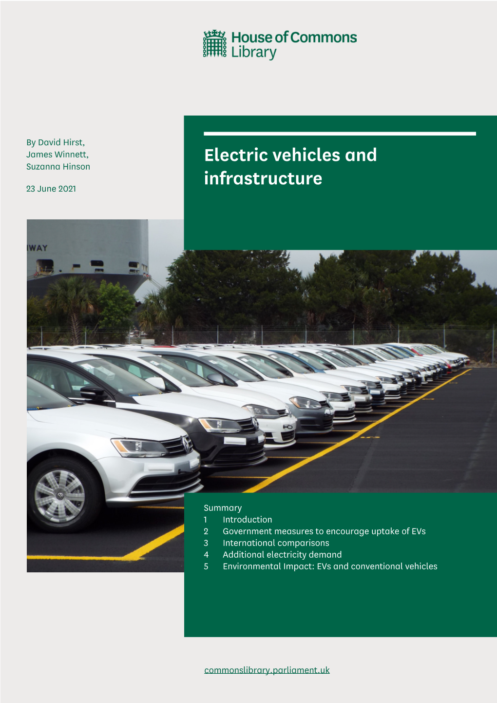 Electric Vehicles and Infrastructure
