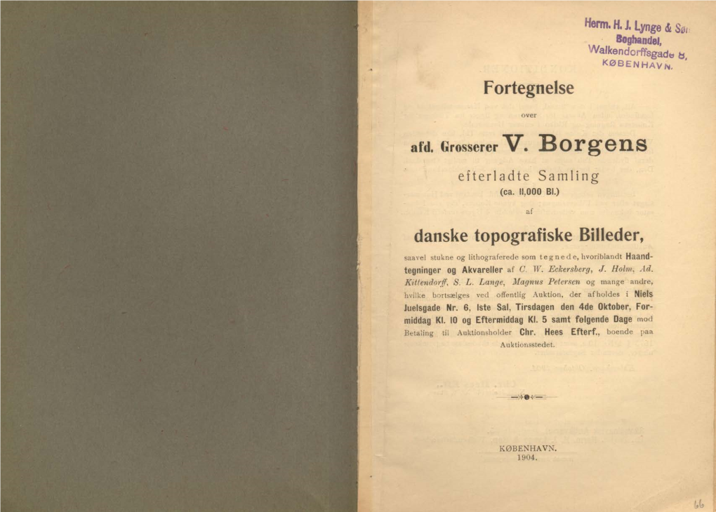 Fortegnelse Danske Topografiske Billeder