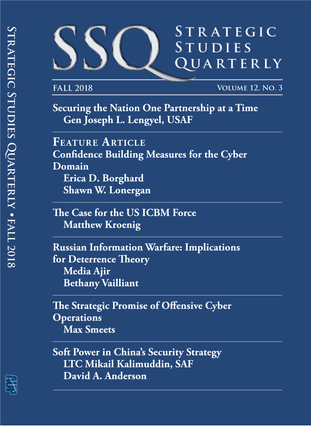 Strategic Studies Quarterly Fall 2018