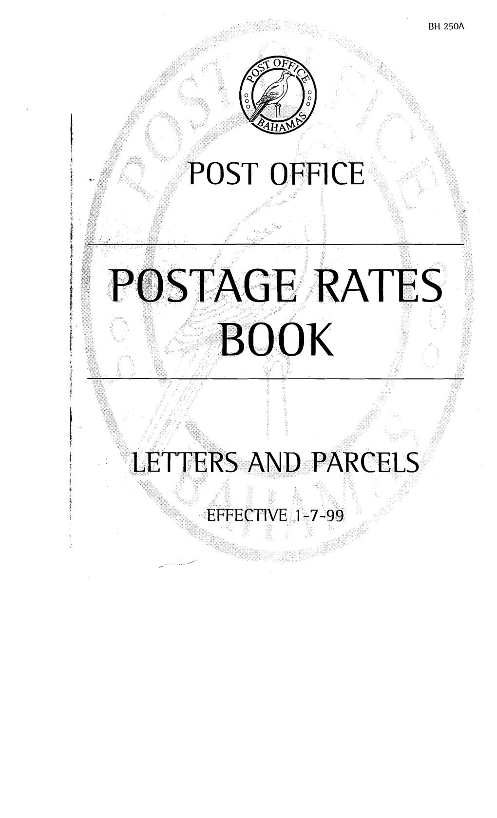 Postage Rates Book