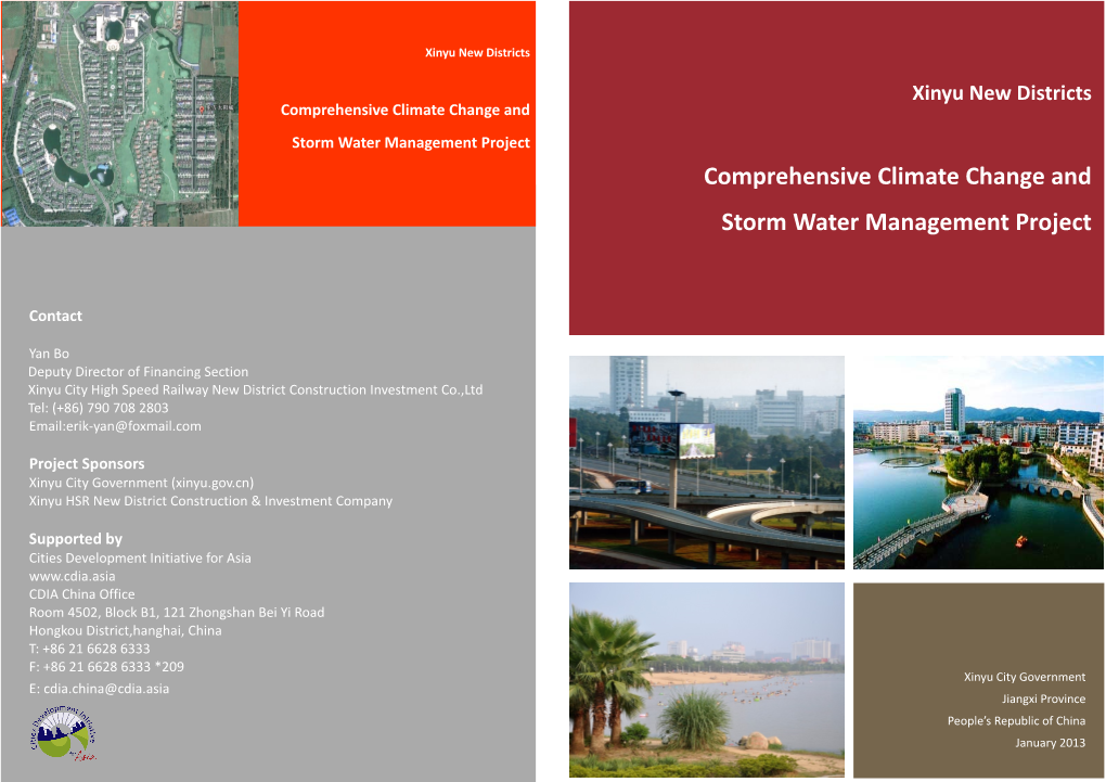 Comprehensive Climate Change and Storm Water Management Project Comprehensive Climate Change and Storm Water Management Project