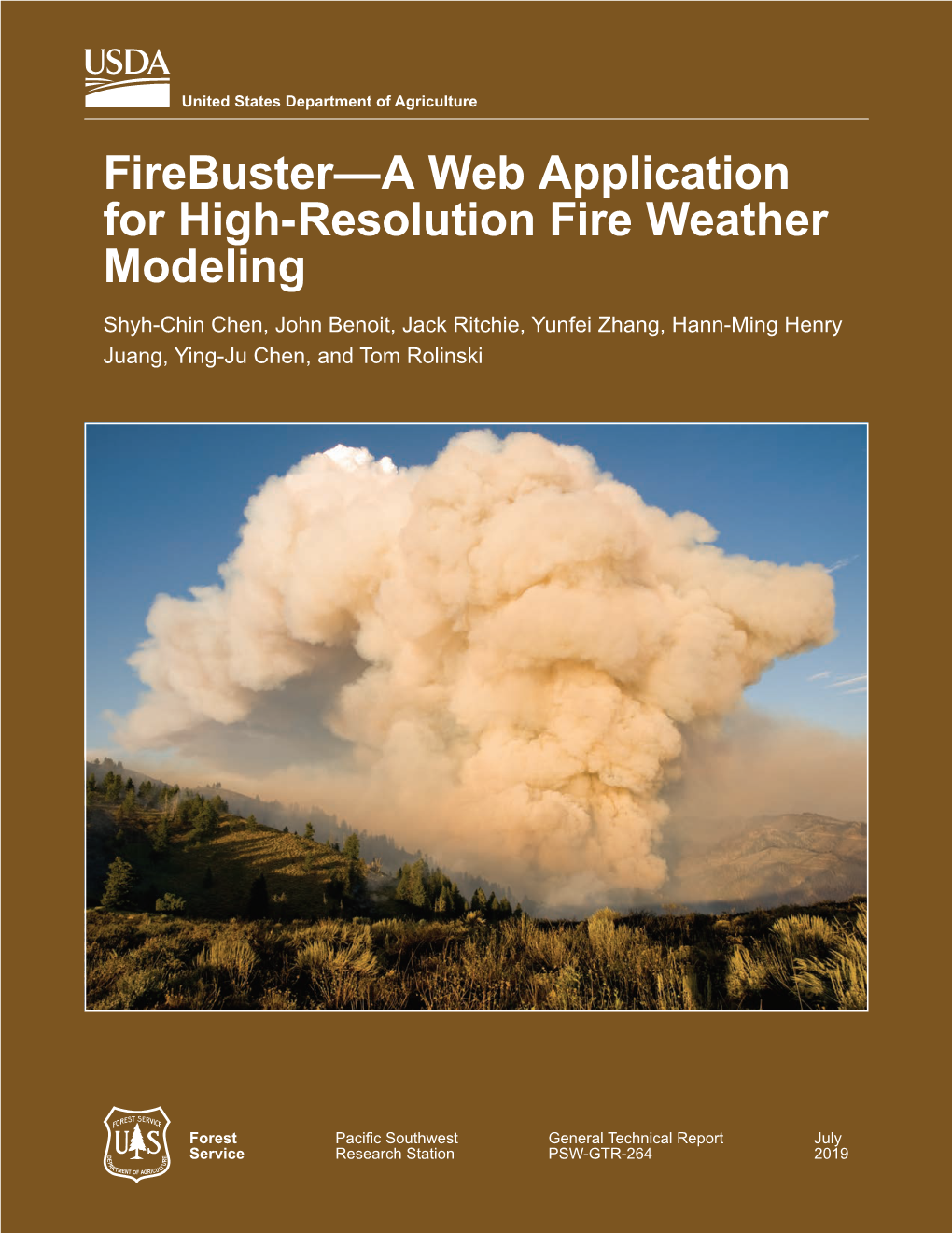 Firebuster—A Web Application for High-Resolution Fire Weather