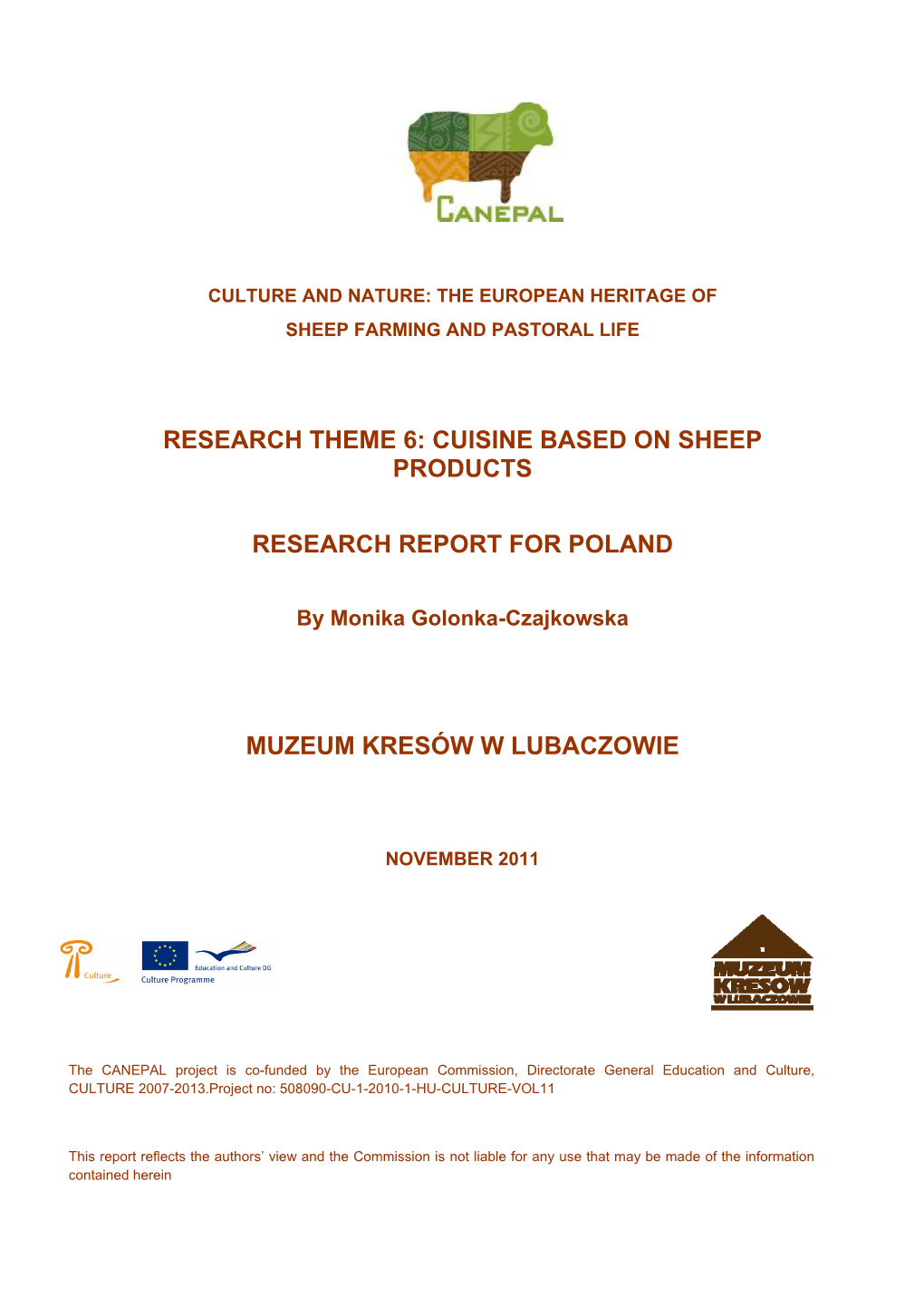 Sheep-Based Cuisine in Poland