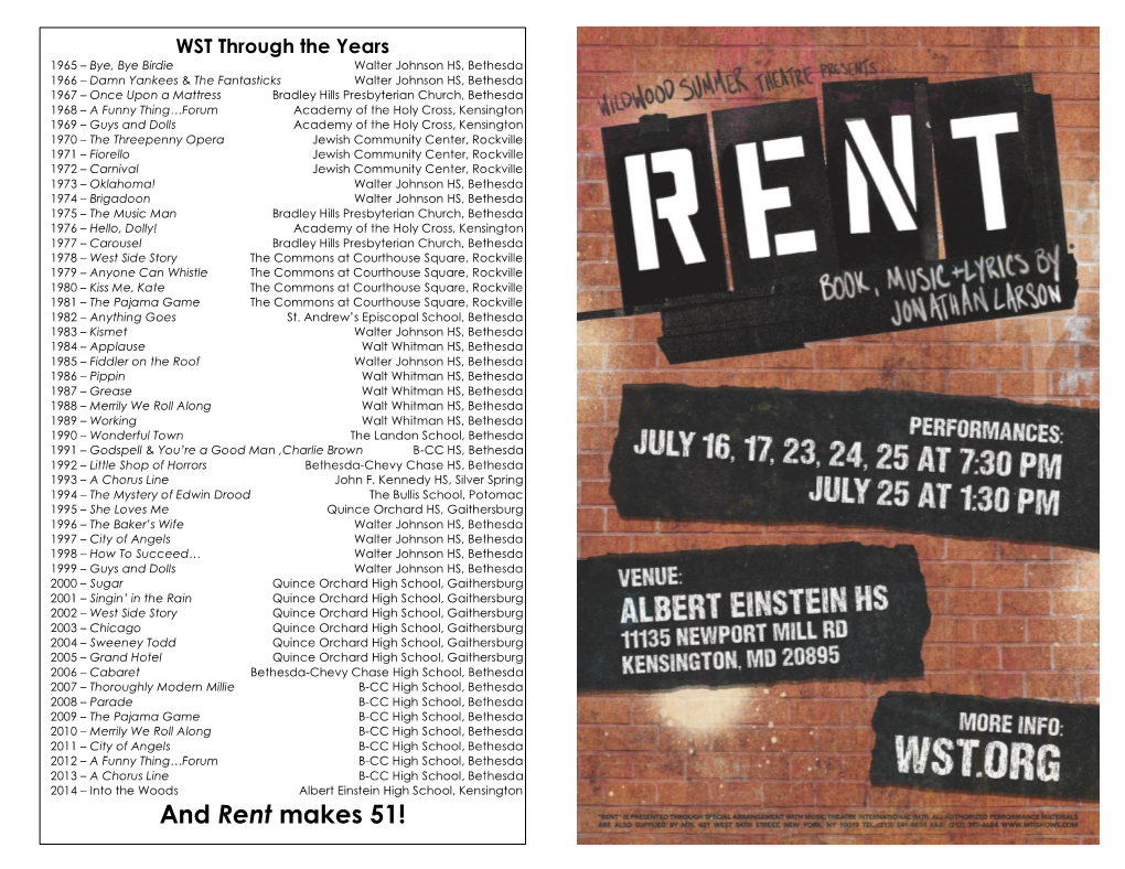 And Rent Makes 51!