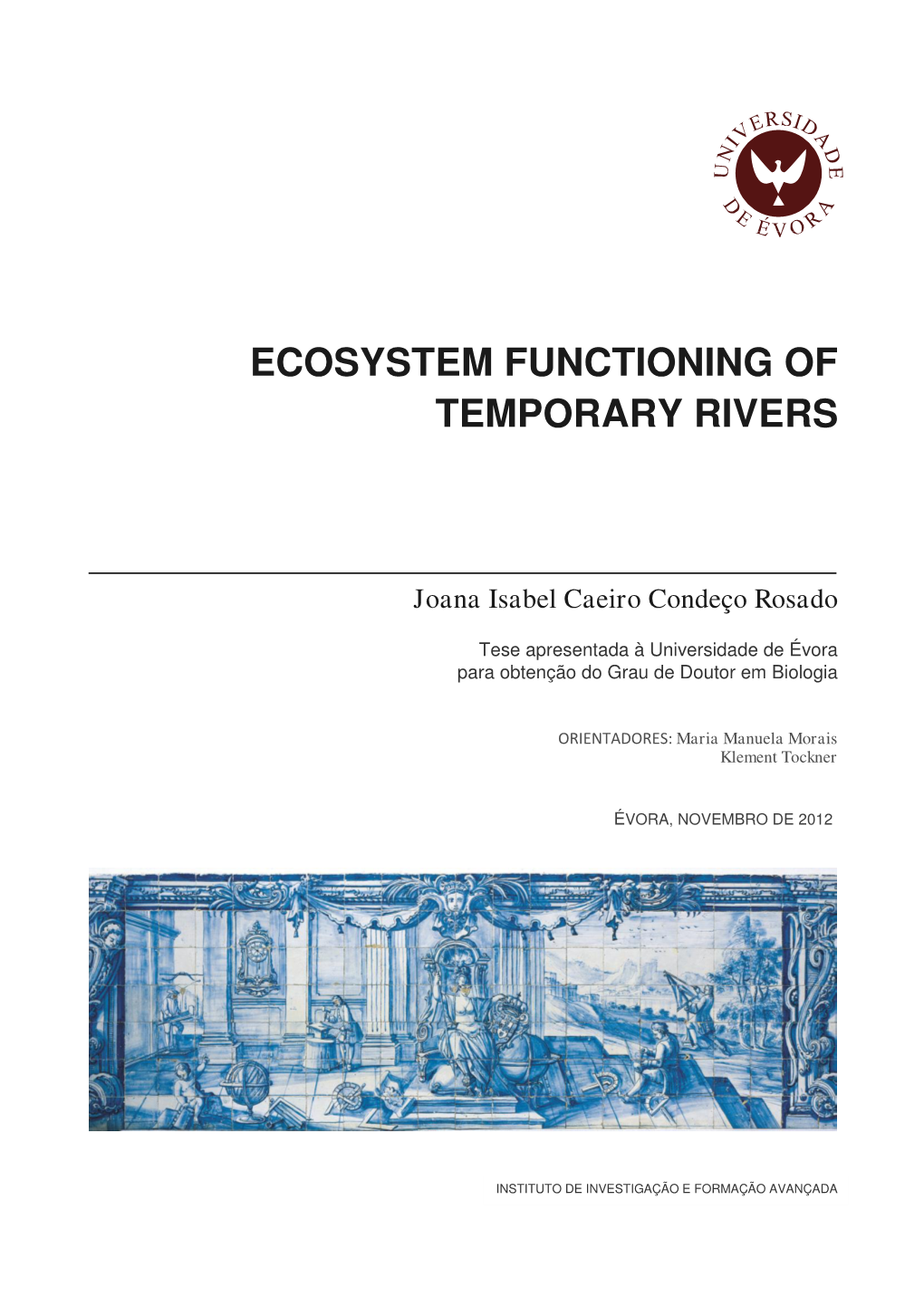 2.1 Climate Change and Water Scarcity: from a Global Scale to Particular Aspects in Mediterranean Region (Portugal)