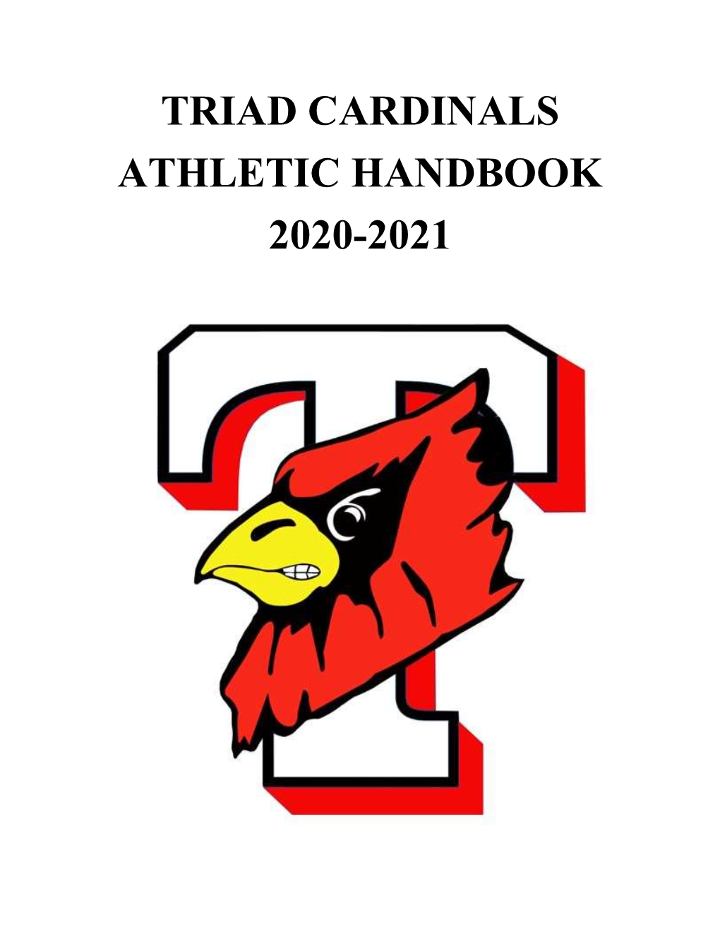 Triad Cardinals Athletic Handbook 2020-2021