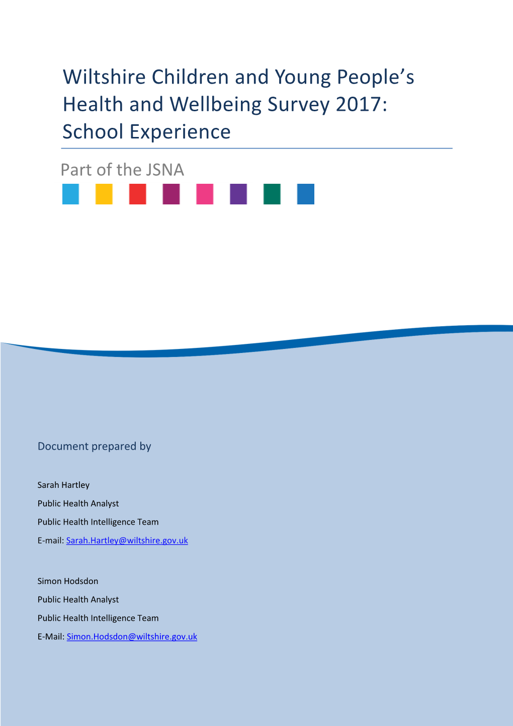 Wiltshire Children and Young People's Health and Wellbeing