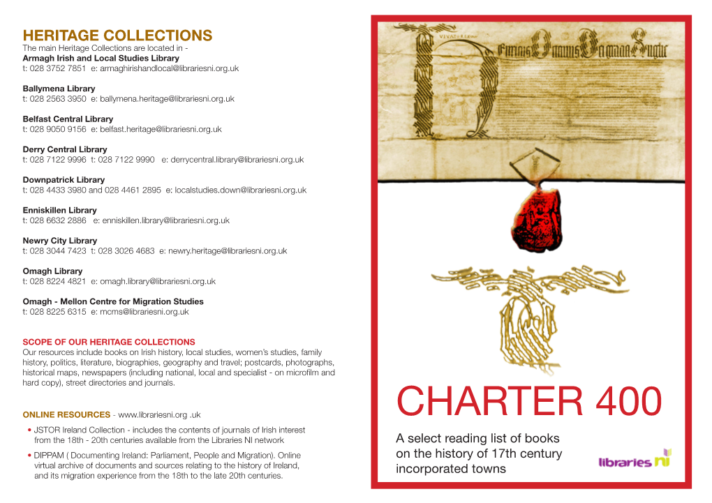 Charter 400 Booklist