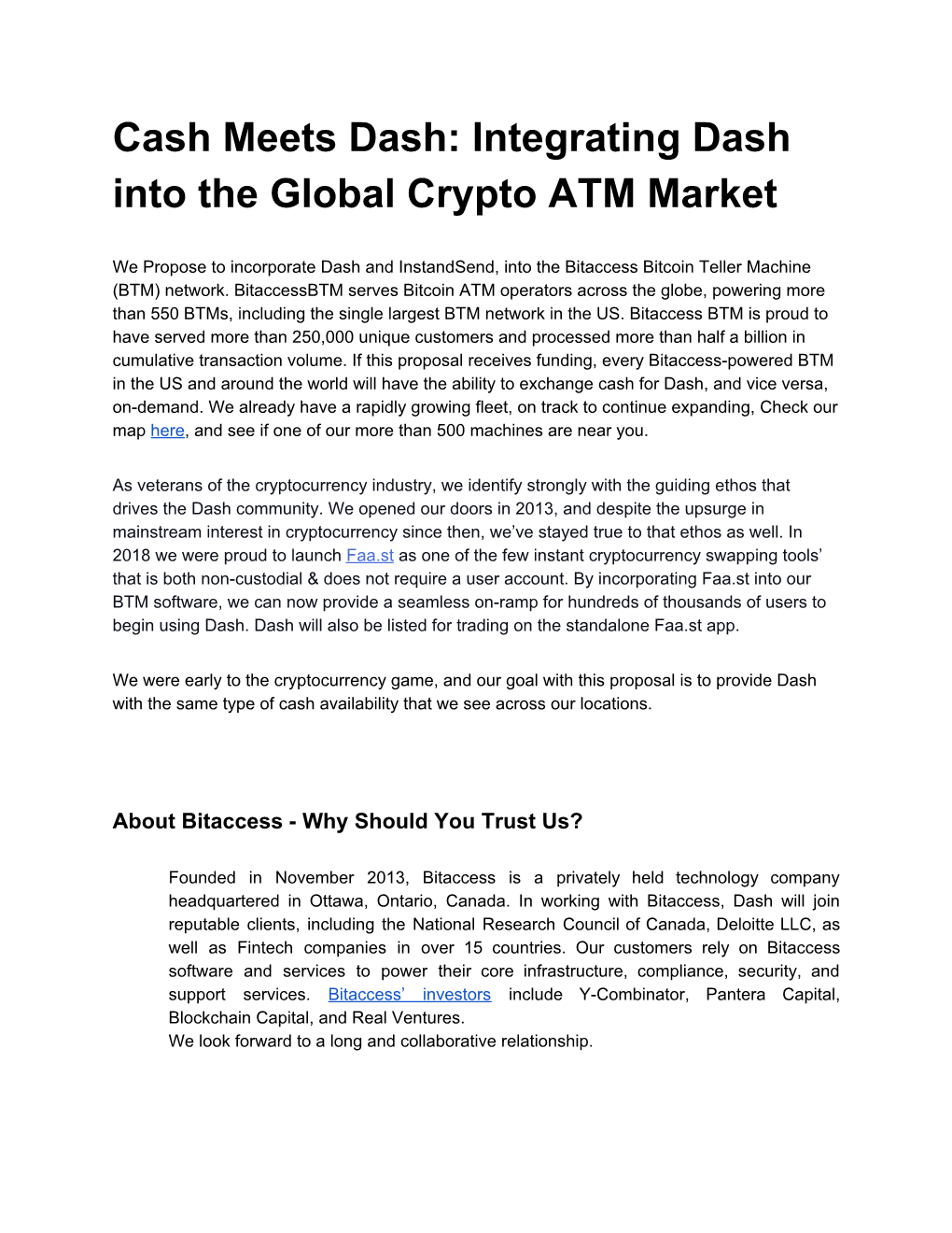 Cash Meets Dash: Integrating Dash Into the Global Crypto ATM Market