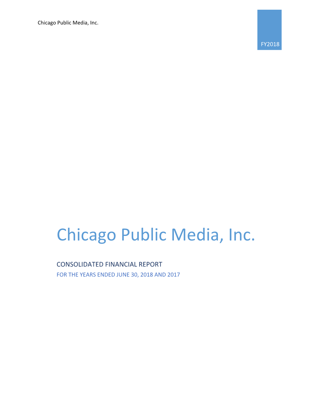 Chicago Public Media, Inc