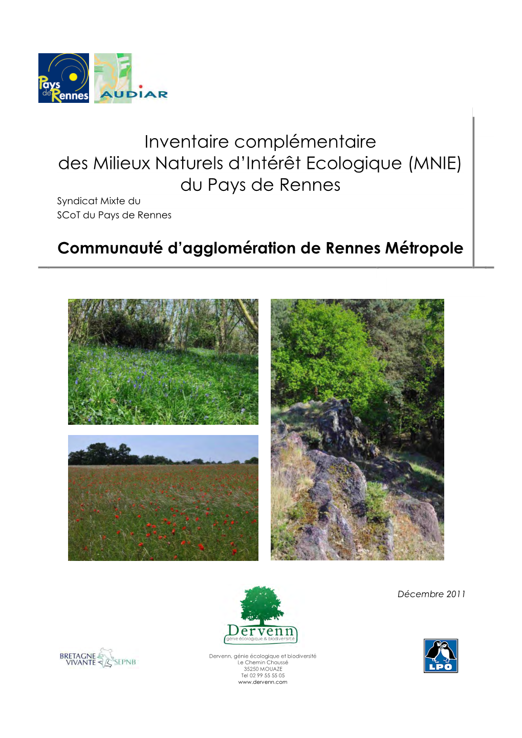 Inventaire Complémentaire Des Milieux Naturels D'intérêt