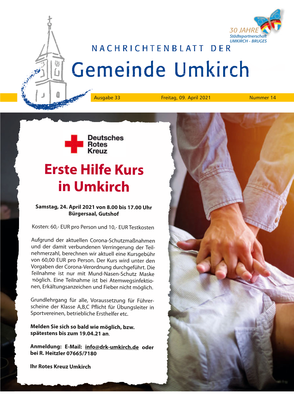 Erste Hilfe Kurs in Umkirch
